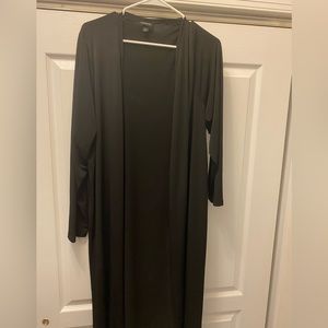 Women’s plus size long cardigan